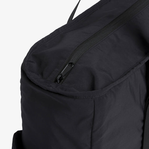 Zipper detail on Tech Tote Bag - Black