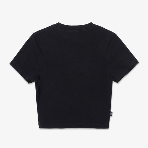 Foundations FW'24 Women's Cropped T-shirt - Black