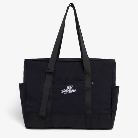 Front of Tech Tote Bag - Black