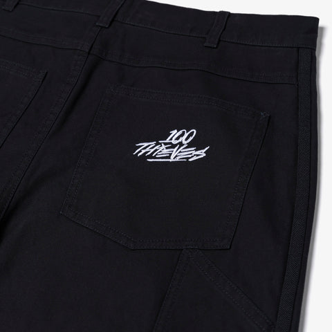 100 thieves logo on adidas Originals Pant