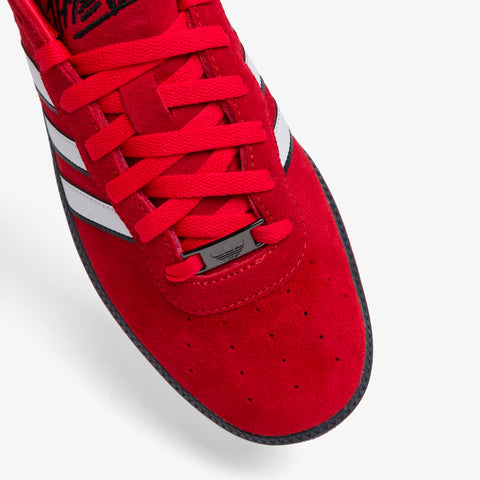 toe detail on adidas Originals Palos Hills Shoe - Red