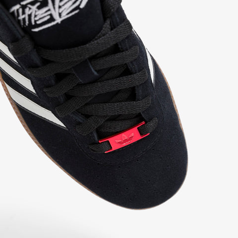 lace detail on adidas Originals Palos Hills Shoe - Black