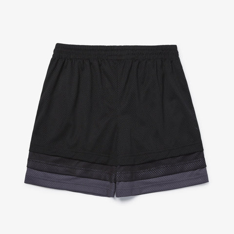 back of 100T X Bristol Studio Triple Hem Shorts - Black