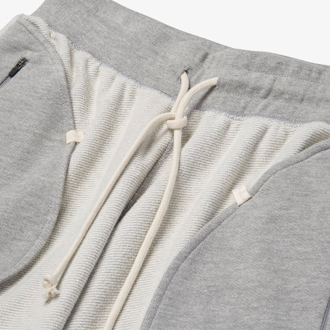 drawstring detail on 100T X Bristol Studio Reversible Sweats - Oatmeal Heather