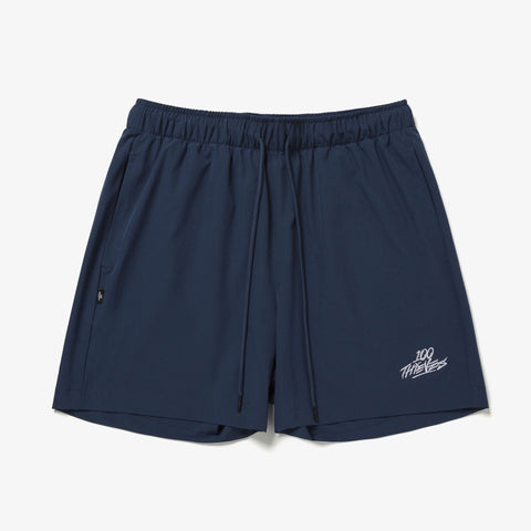 Front of Foundations FW'23 Nylon Short - Navy