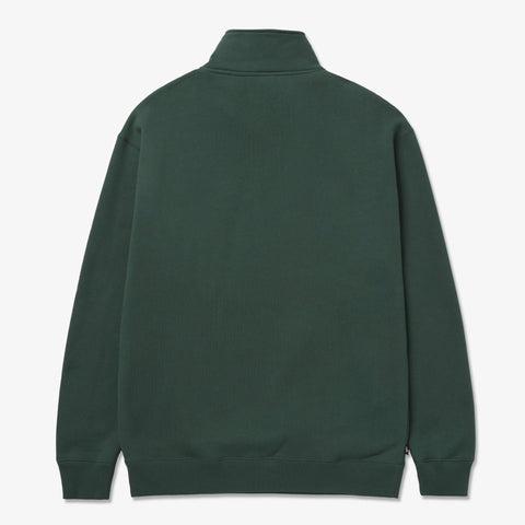 Back of Foundations FW'23 1/4 Zip Sweatshirt - Forest