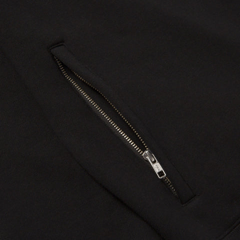 Zipper detail on Foundations FW'23 1/4 Zip Sweatshirt - Forest