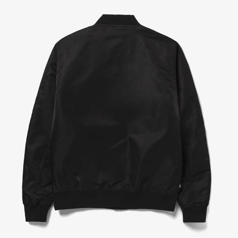 Back of Foundations FW'23 Bomber Jacket - Black