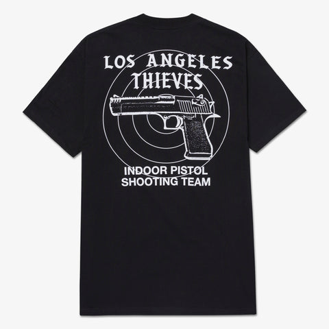 LA Thieves gun design on Range Tee