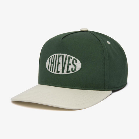 Shakedown 5 Panel - Green/Crème