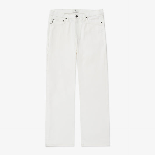 Grip Denim Work Pant - White