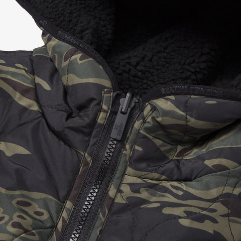 Reversible Sherpa Jacket - Tiger Camo