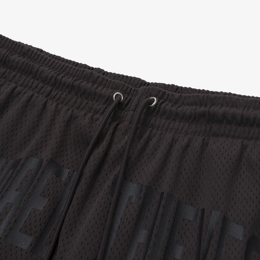 waistband detail on Foundations SS'24 Mesh Short - Graphite