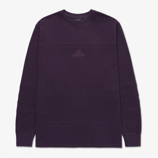 front of Foundations SS'24 Hockey Longsleeve - Plum