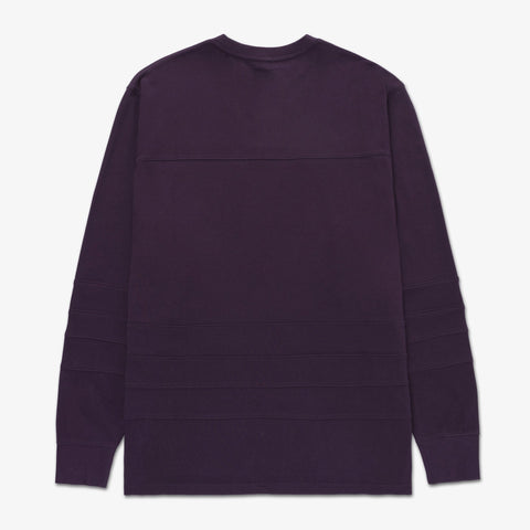 back of Foundations SS'24 Hockey Longsleeve - Plum