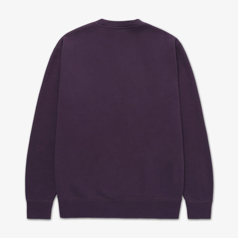 back of Foundations SS'24 Crewneck - Plum