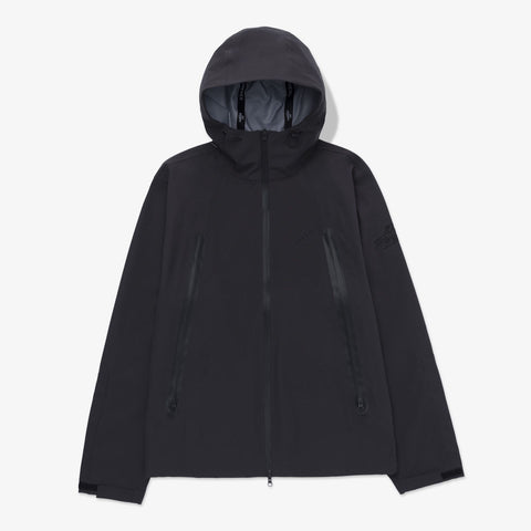 Front of Foundations SS'24 3L Shell Jacket - Graphite