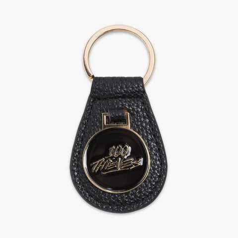 Foundations SS'24 Leather Keychain - Black