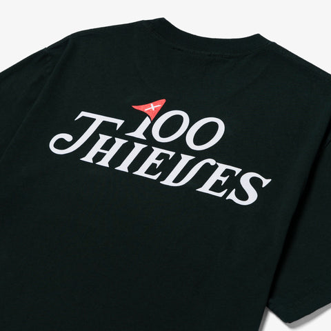 100 thieves logo on Golf'24 Butler T-Shirt - Green