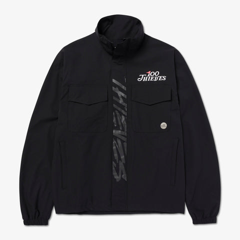 Front of Golf'24 Ace Windbreaker - Black