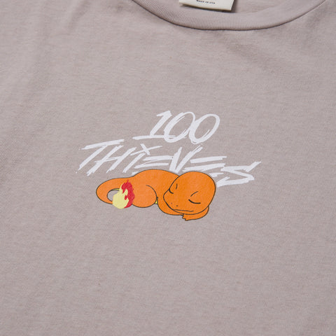 Detail of Charmander Core T-Shirt - Light Grey