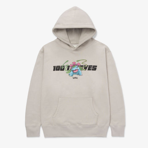 front of Venusaur Hoodie - Light Grey