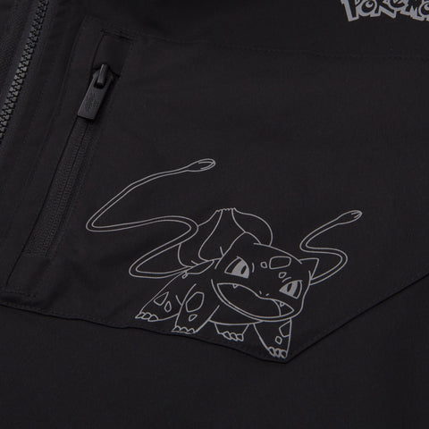 detail on Bulbasaur & Ivysaur Vest - Black