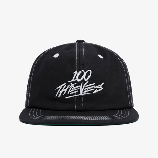 Front of Contrast Stitch Snapback