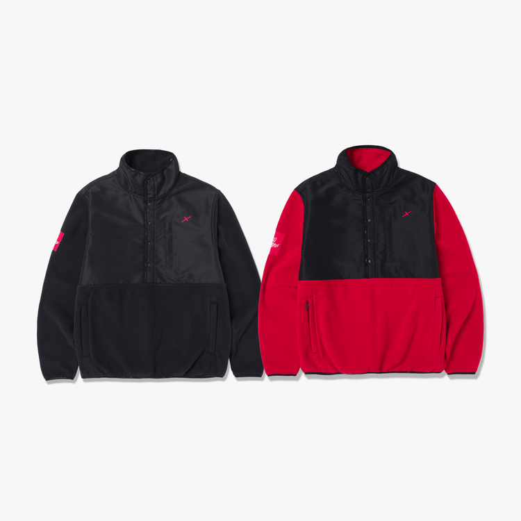 Foundations FW'24 Fleece in red and black