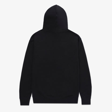 Back of Wordmark Hoodie - Black