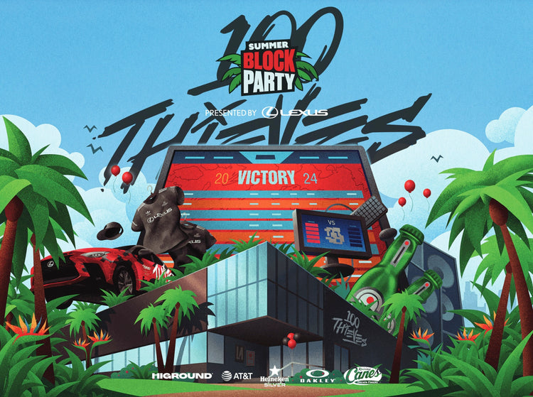 100 THIEVES SUMMER BLOCK PARTY 