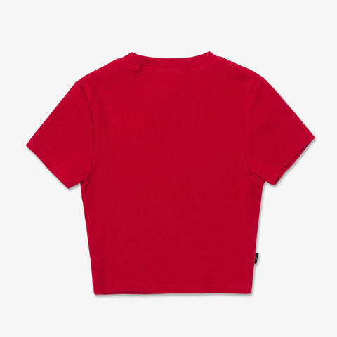 Foundations FW'24 Women's Cropped T-shirt - Red