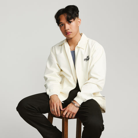 Lough in Foundations FW'23 Zip Jacket - Cream