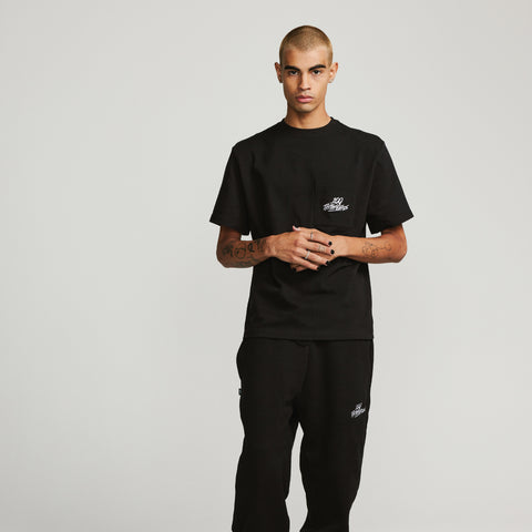 Model in Foundations FW'23 Sweatpant - Black