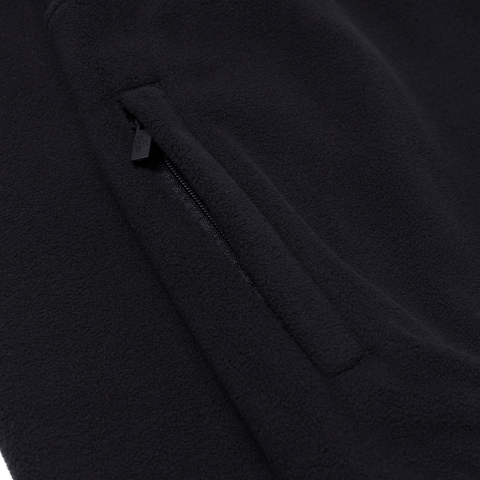 Pocket on Foundations FW'24 Polar Fleece Pullover - Black