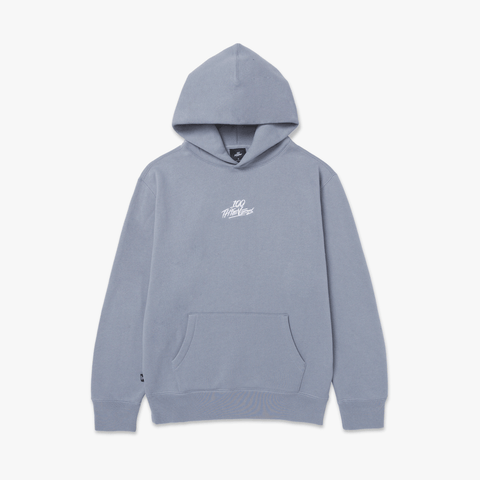 Front of Foundations FW'24 Hoodie - Slate Blue