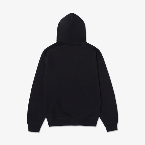 Back of Foundations FW'24 Full Zip Hoodie - Black