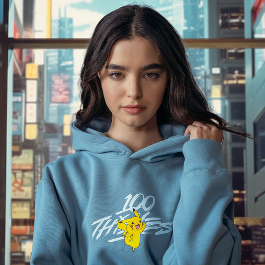 Pikachu Core Hoodie - Medium Blue