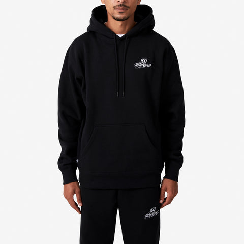 100 Thieves Foundation heavyweight black fleece hoodie