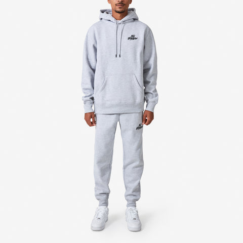 100 Thieves Foundation heavyweight grey fleece hoodie