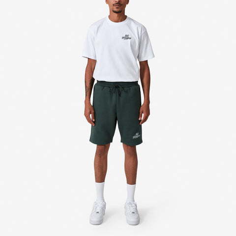 100 Thieves Foundation slim fit sweat short in alpine