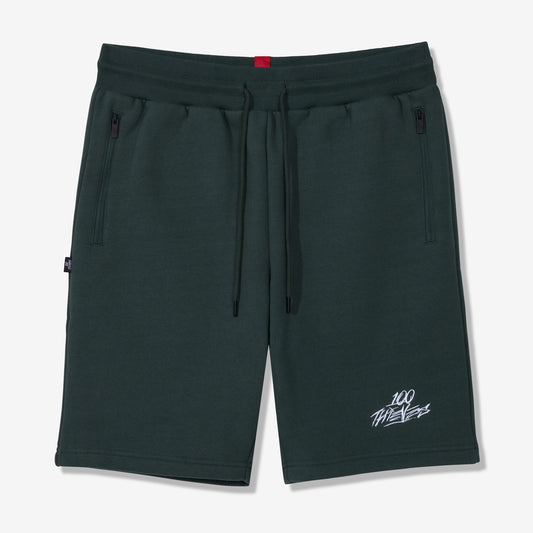 100 Thieves Foundation slim fit sweat short in alpine