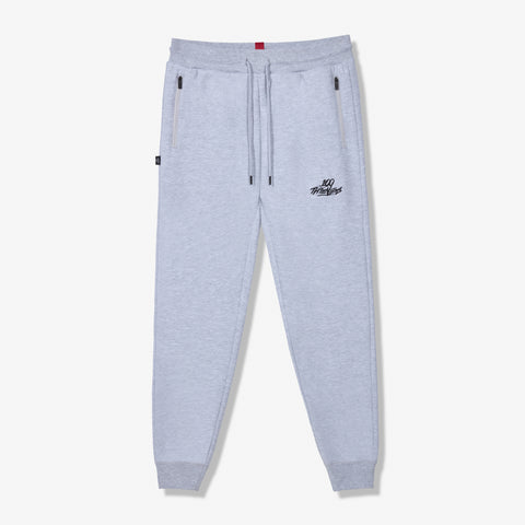 100 Thieves Foundation slim fit sweatpant in grey