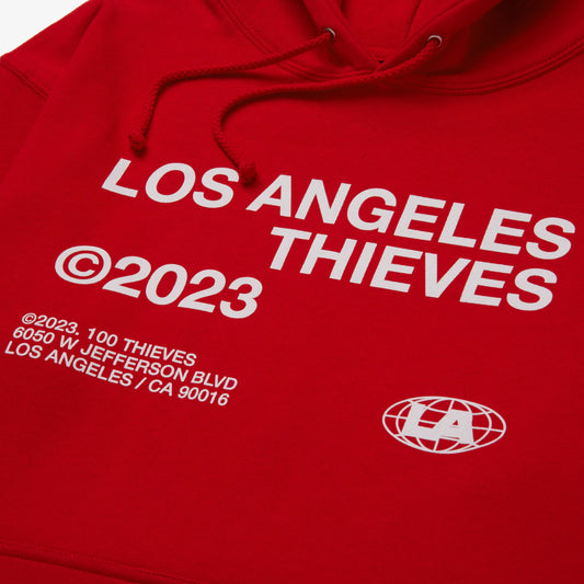 Sans Serif Hoodie - Red