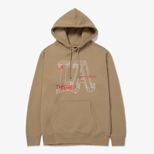 Wire Frame Hoodie - Sandstone