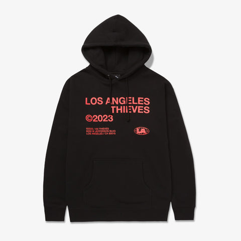 Sans Serif Hoodie - Black